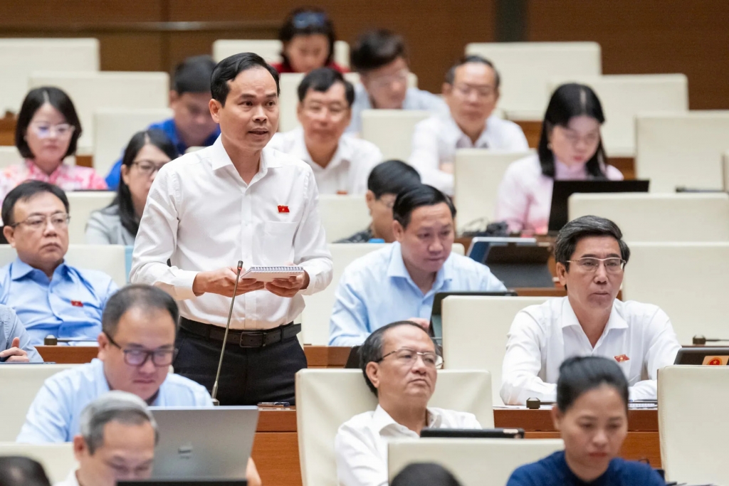Đại biểu Quốc hội Nguyễn Duy Minh (Đoàn TP Đà Nẵng). Ảnh: media.quochoi.vn