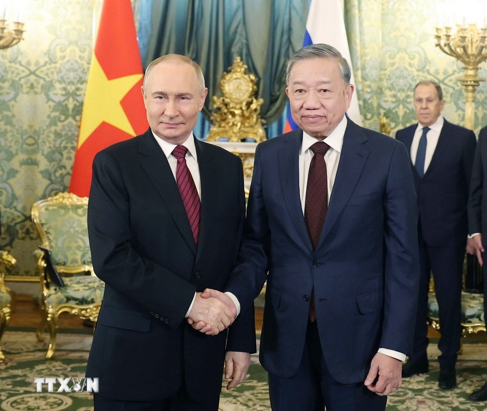 Tổng Bí thư Tô Lâm hội đàm với Tổng thống Vladimir Putin, thúc đẩy quan hệ Đối tác chiến lược toàn diện Việt - Nga