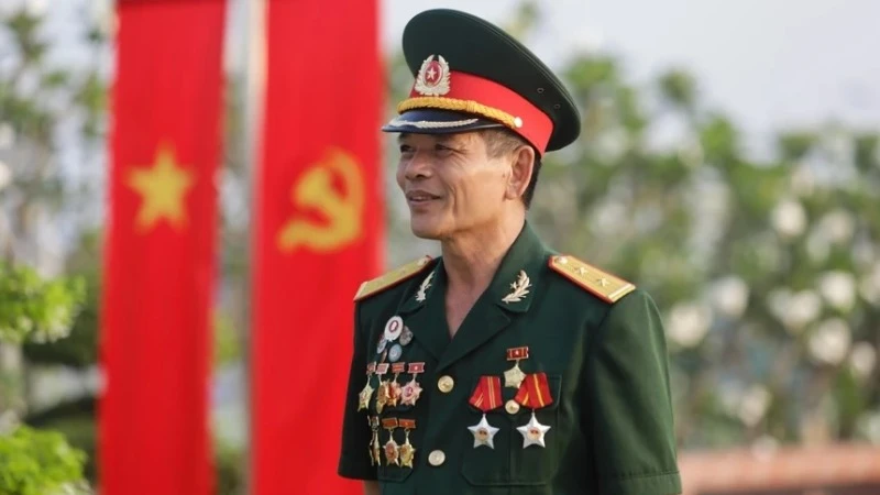 Ông Nguyễn Đức Thọ, nguyên chiến sĩ Tiểu đoàn Z.23, Lữ đoàn 316.